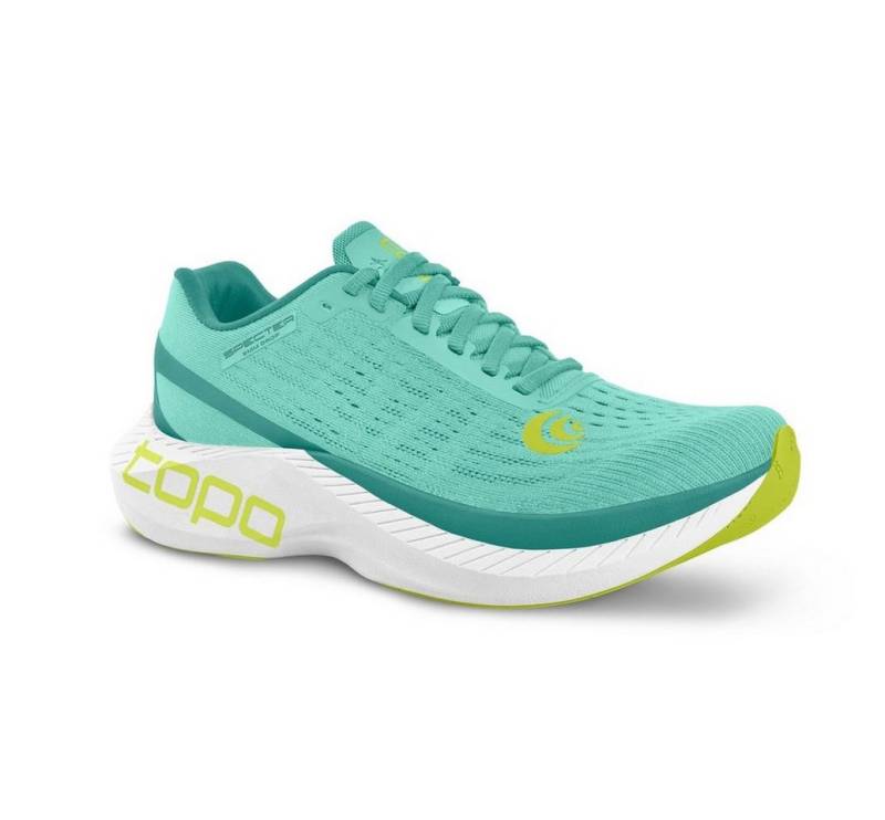 Topo Specter (Dämpfung) aquablau/lime Damen Laufschuh von Topo