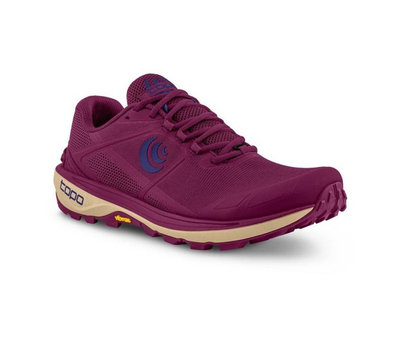 Topo Terraventure 4 (Trail, breitere Zehenbox) violett Damen Laufschuh von Topo