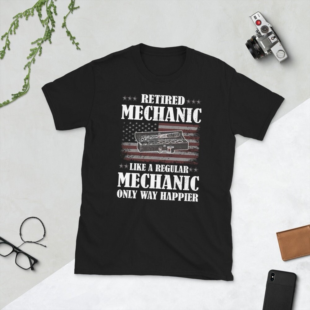 Lustiger Mechaniker Ruhestand Party Geschenke Unisex T-Shirt von TopoArtCo