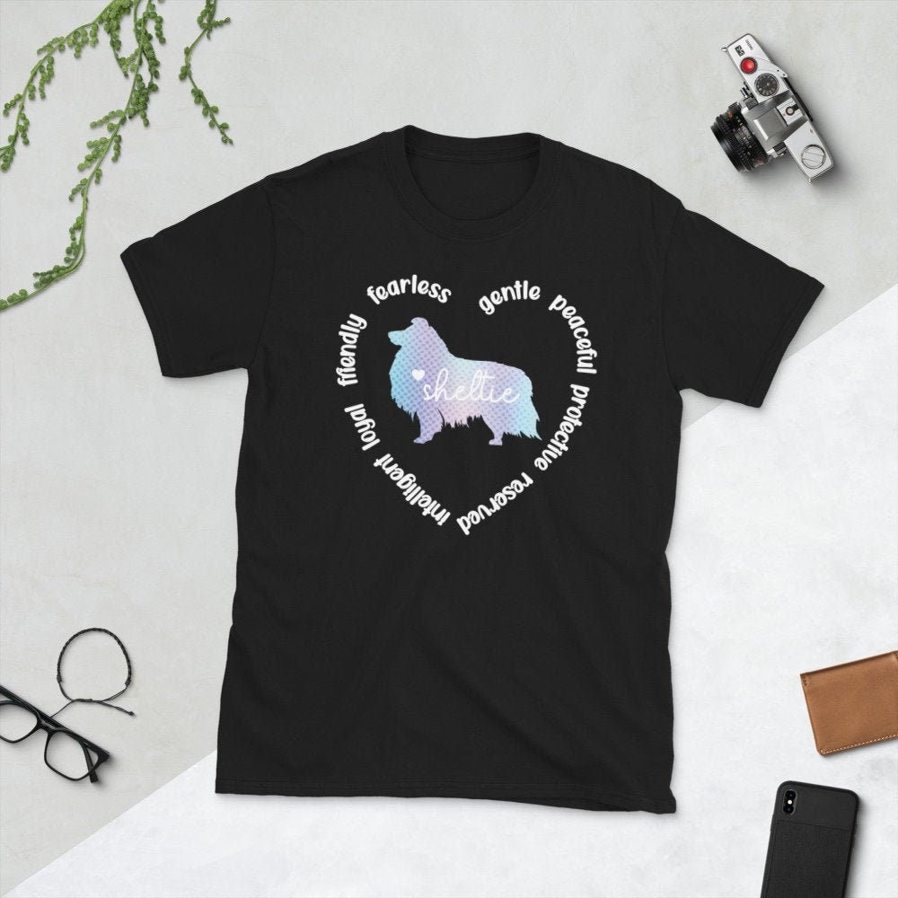 Sheltie Liebhaber Shetland Schäferhund Besitzer Mama Unisex T-Shirt von TopoArtCo