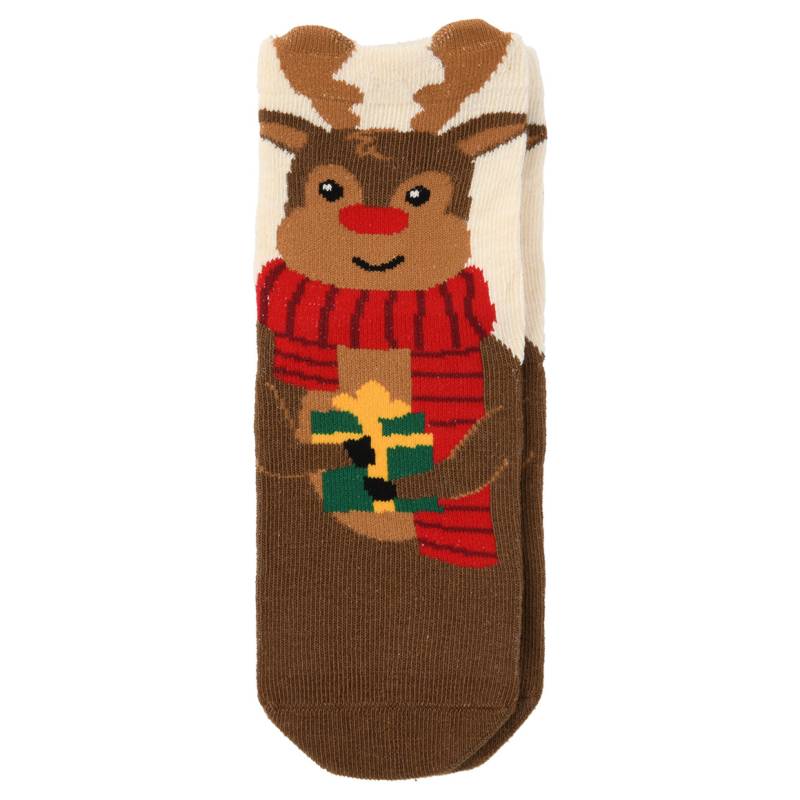 1 Paar Kinder Weihnachtssocken mit Rentier von Topolino