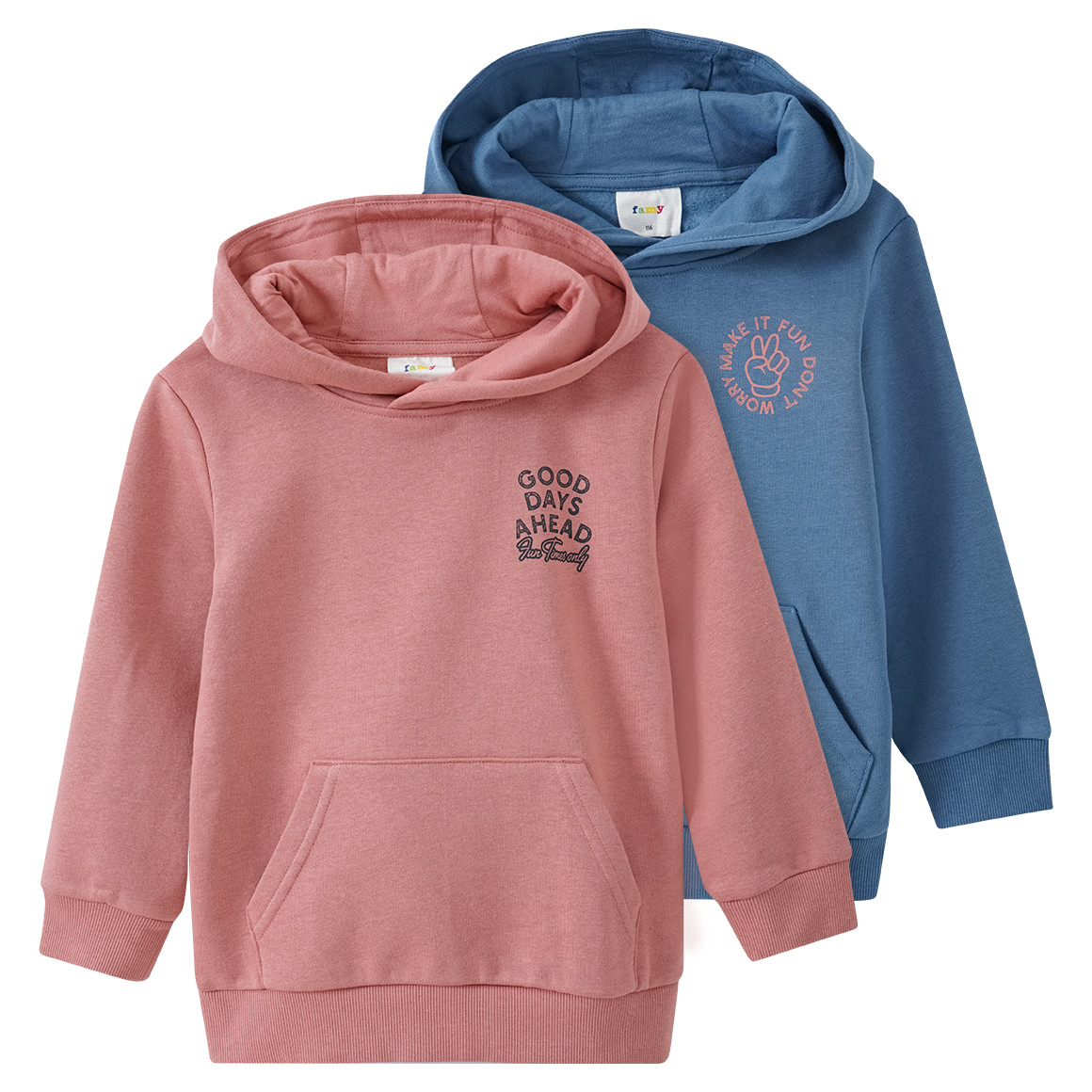 2 Jungen Hoodies mit kleinem Print von Topolino