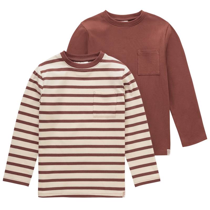 2 Jungen Langarmshirts mit Brusttasche von Topolino