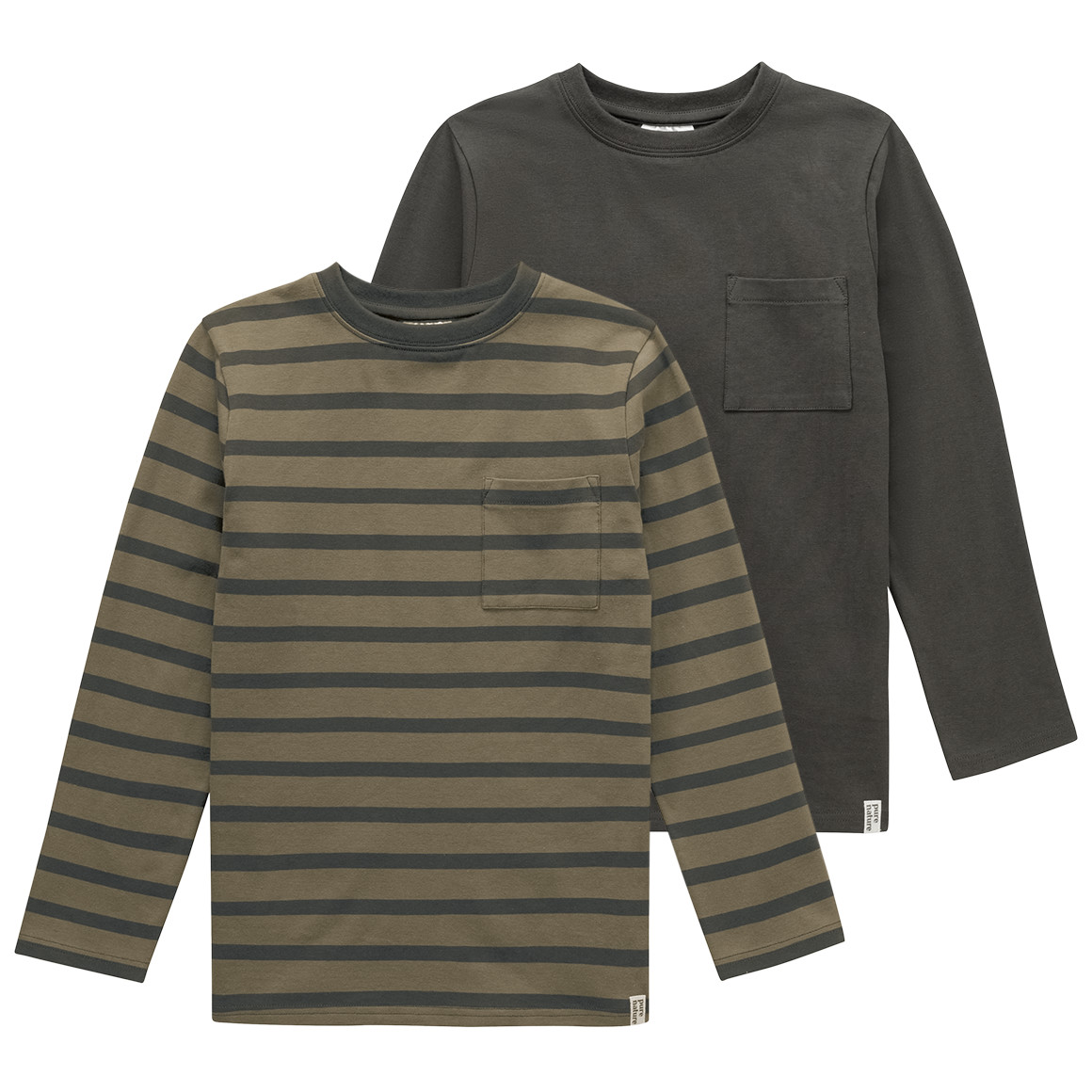 2 Jungen Langarmshirts mit Brusttasche von Topolino