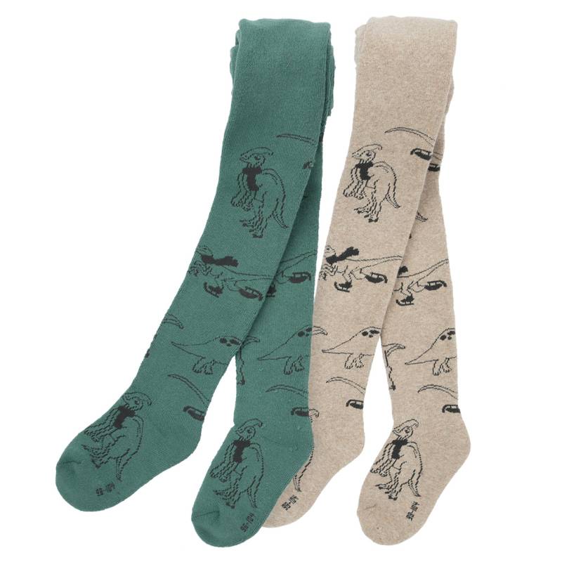 2 Jungen Strumpfhosen Dino-Motiv von Topolino