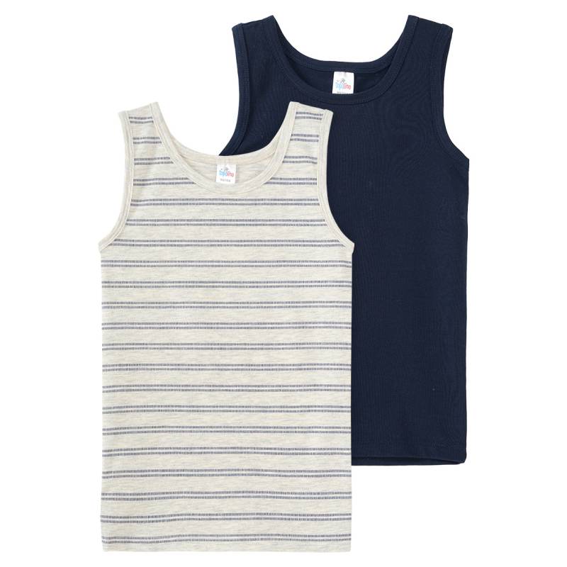 2 Jungen Unterhemden mit Bio-Baumwolle von Topolino