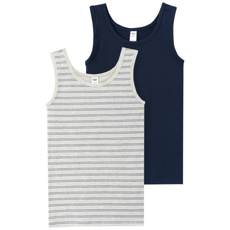 2 Jungen Unterhemden mit Bio-Baumwolle von Topolino