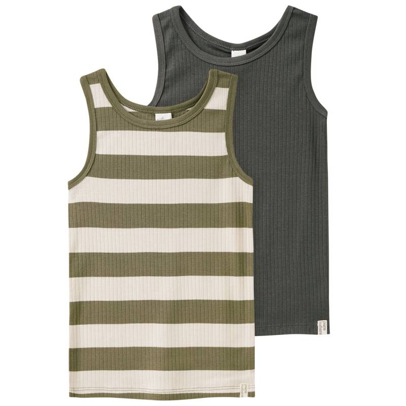 2 Jungen Unterhemden mit Ripp-Struktur von Topolino