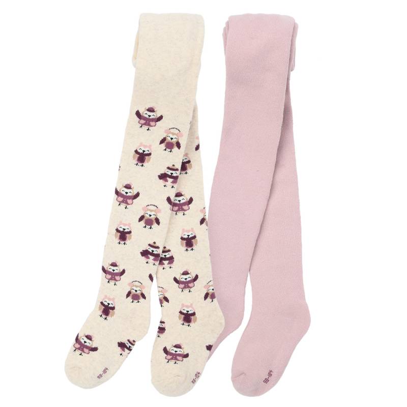 2 Mädchen Frottee-Strumpfhosen im Set von Topolino