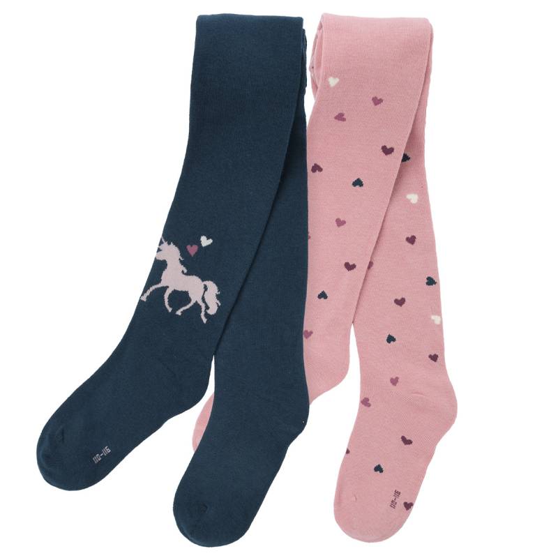 2 Mädchen Strumpfhosen im Muster-MIx von Topolino