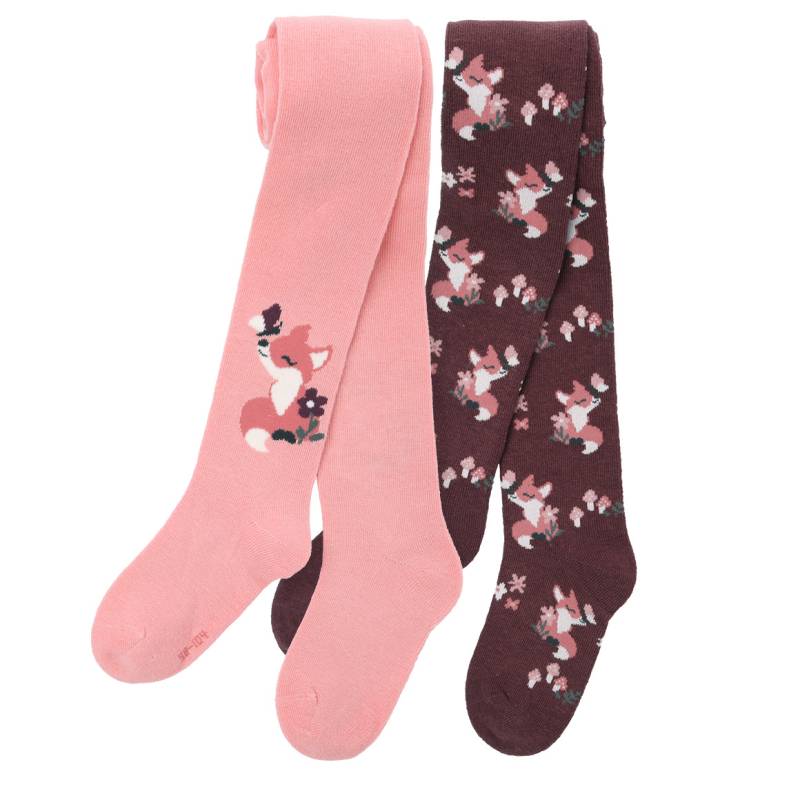 2 Mädchen Strumpfhosen im Muster-Mix von Topolino