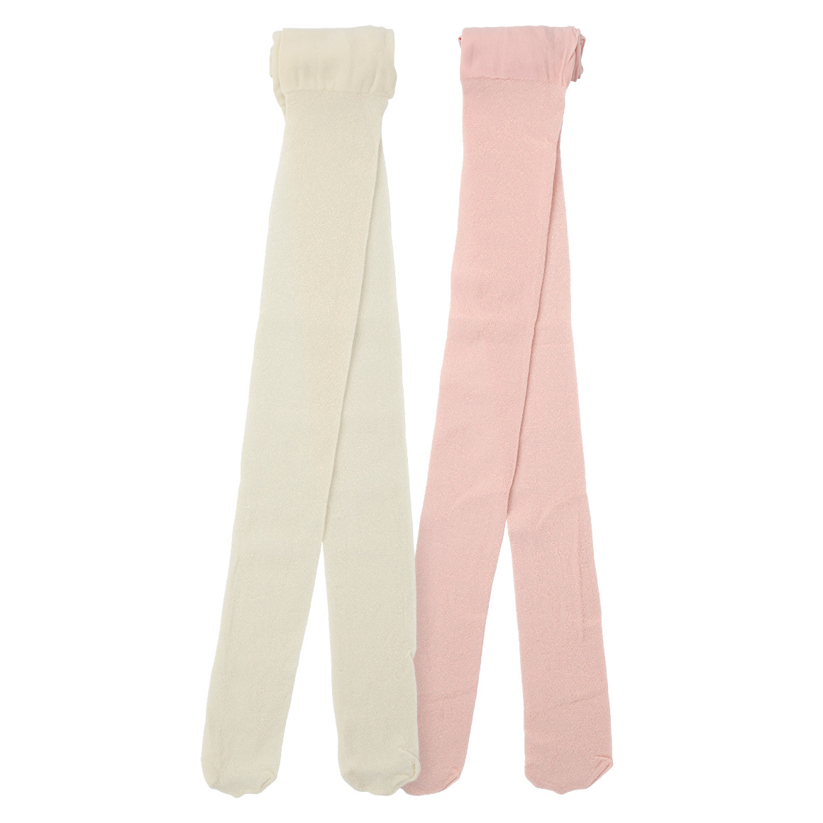 2 Mädchen Strumpfhosen in Glitzer-Optik von Topolino