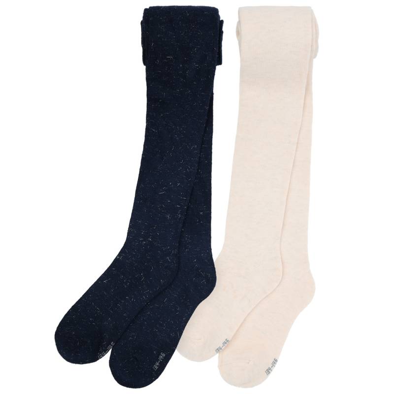 2 Mädchen Strumpfhosen mit Effektgarn 2 Mädchen Strumpfhosen mit Effektgarn von Topolino