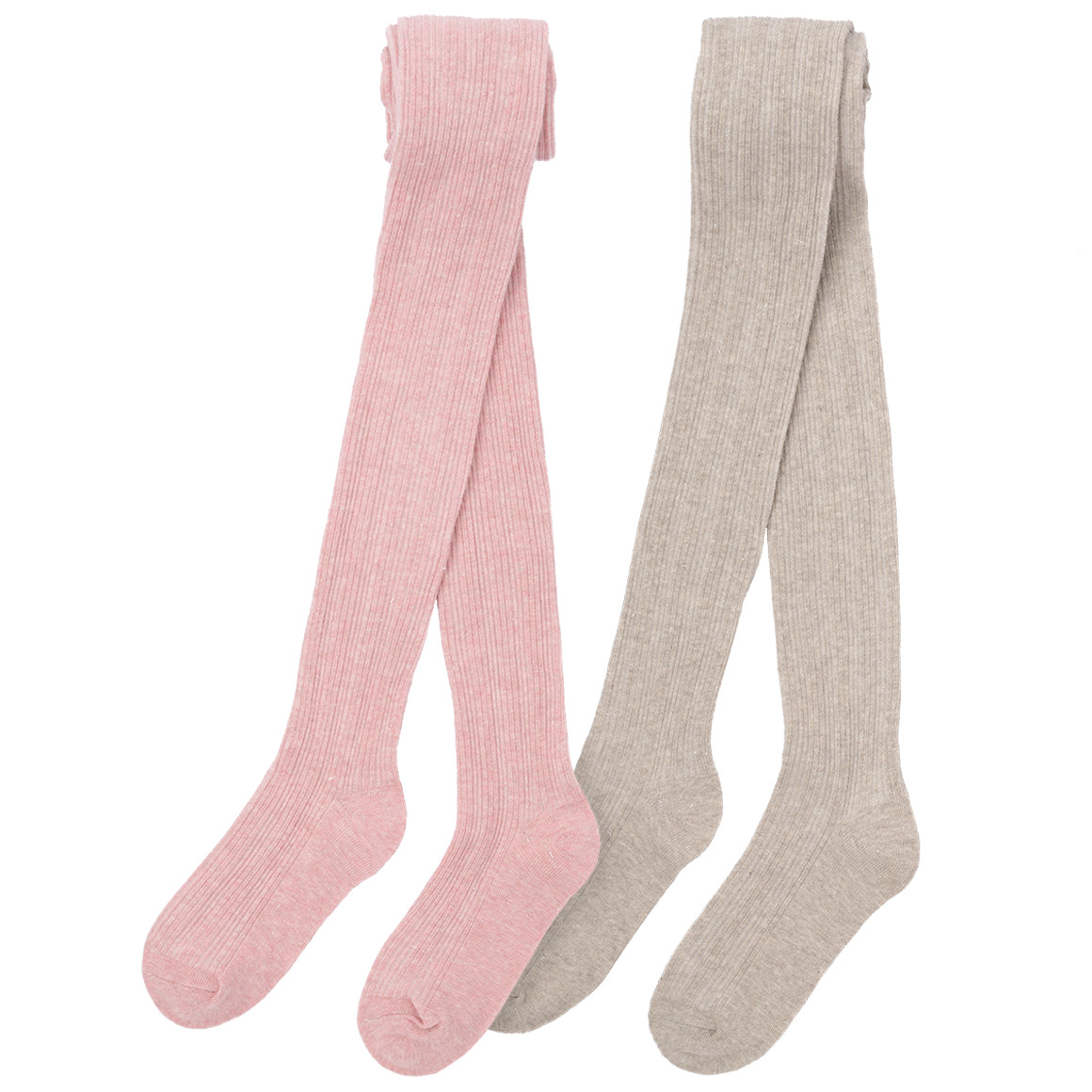 2 Mädchen Strumpfhosen mit Glitzer-Effekt 2 Mädchen Strumpfhosen mit Glitzer-Effekt von Topolino