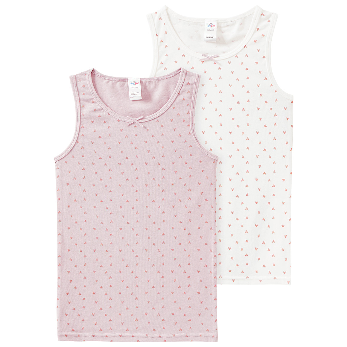 2 Mädchen Unterhemden im Set von Topolino