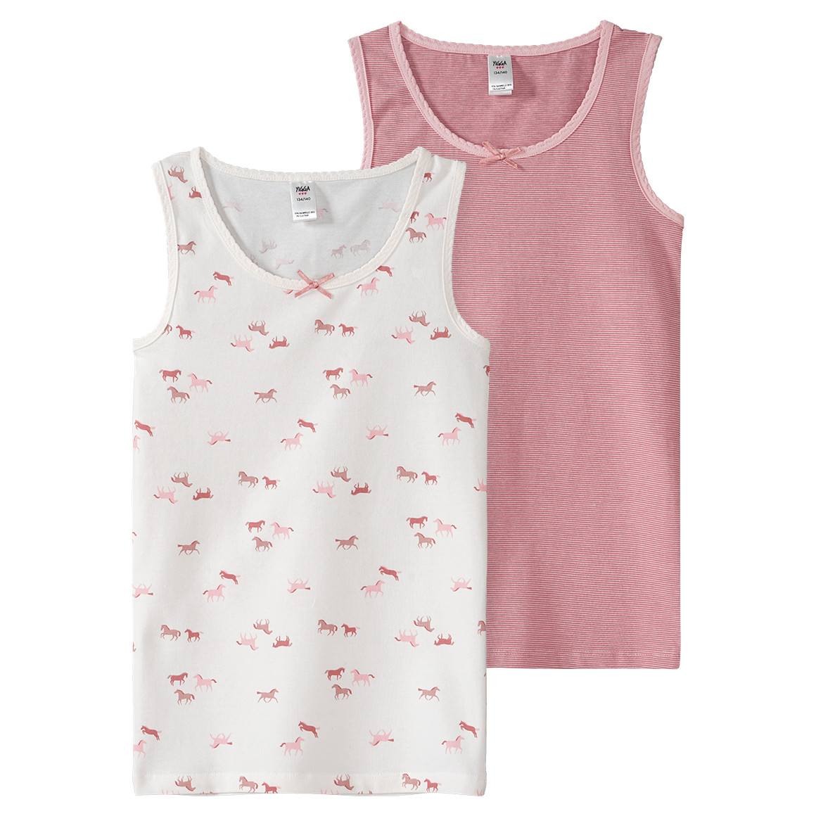 2 Mädchen Unterhemden im Set von Topolino