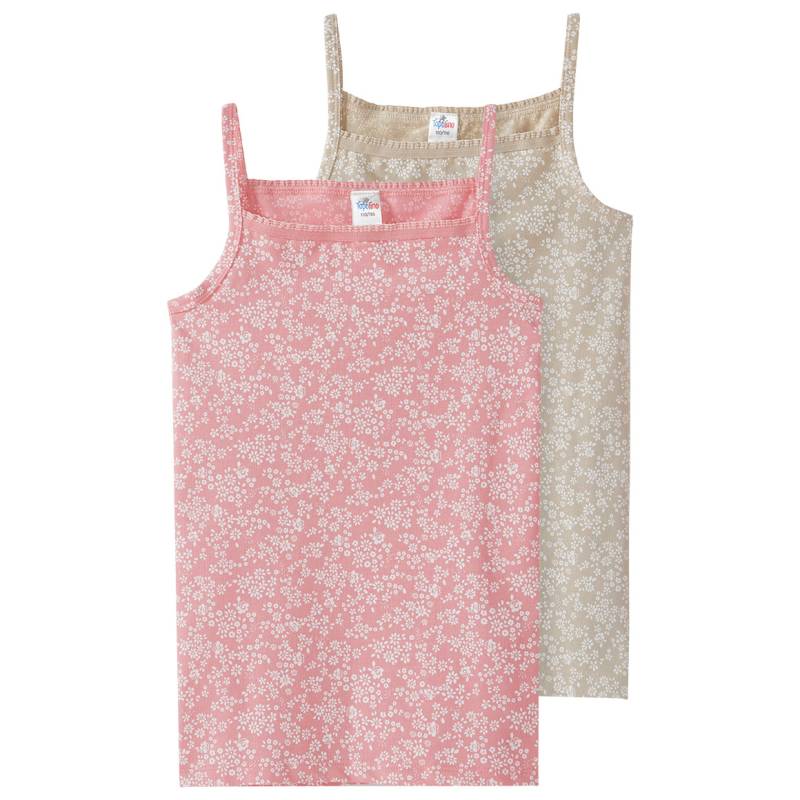 2 Mädchen Unterhemden mit Blümchen von Topolino