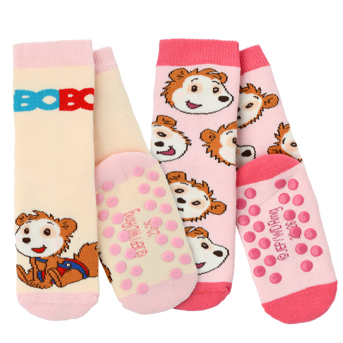 2 Paar Bobo Siebenschläfer Stoppersocken 2 Paar Bobo Siebenschläfer Stoppersocken von Topolino