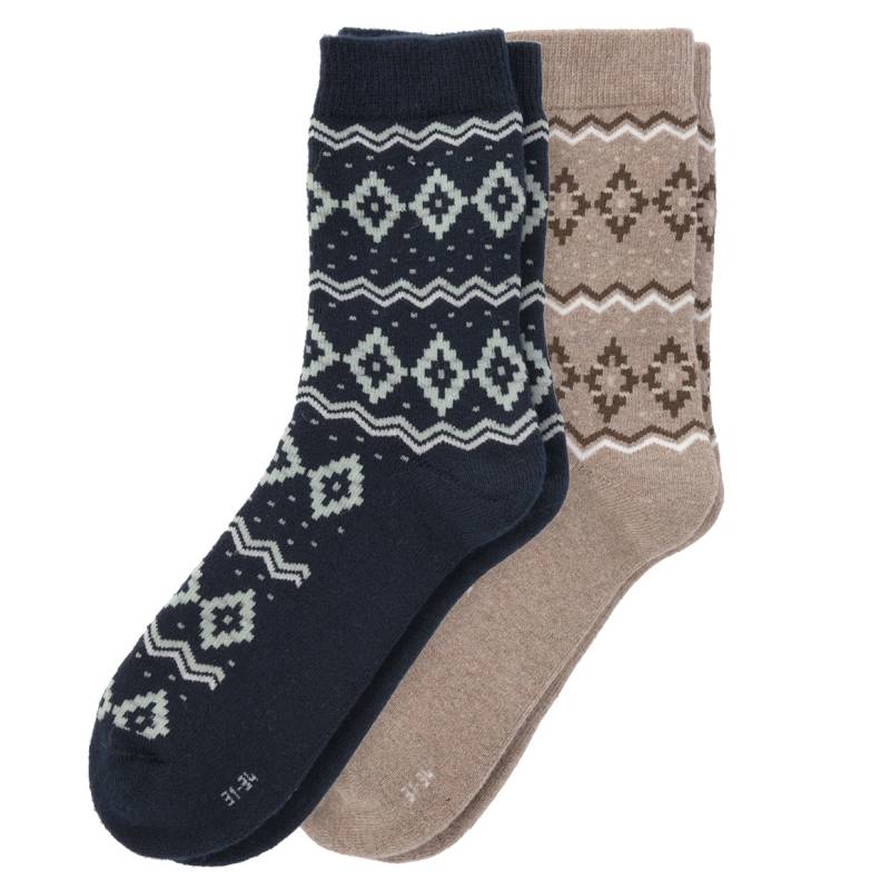 2 Paar Jungen Frotteesocken mit Muster von Topolino