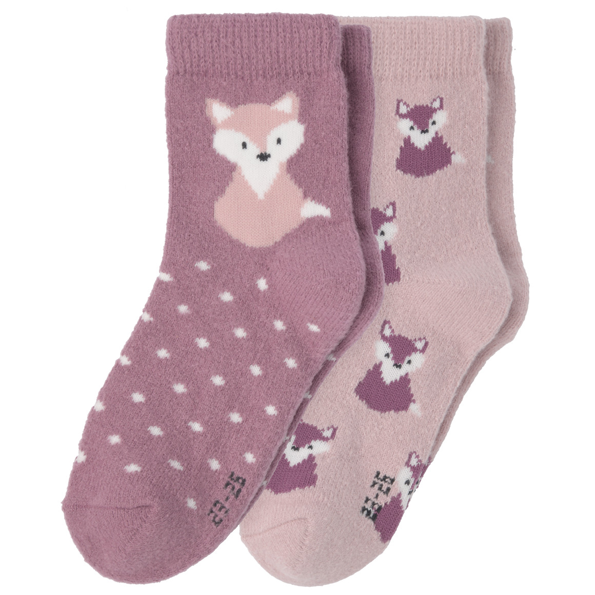 2 Paar Mädchen Kuschelsocken im Set von Topolino