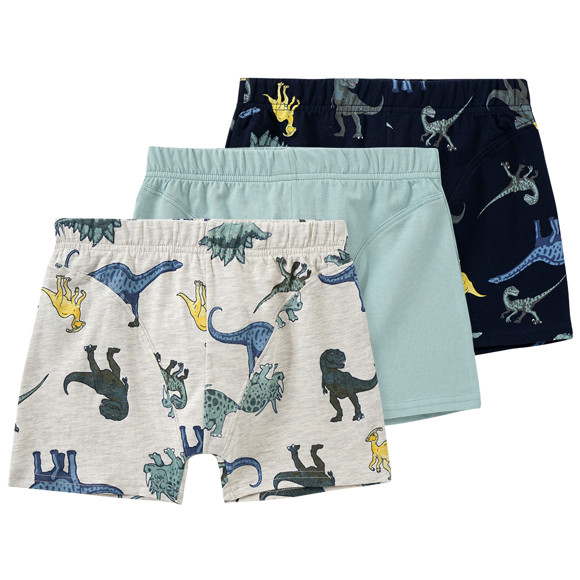 3 Jungen Boxer mit Dino-Prints von Topolino