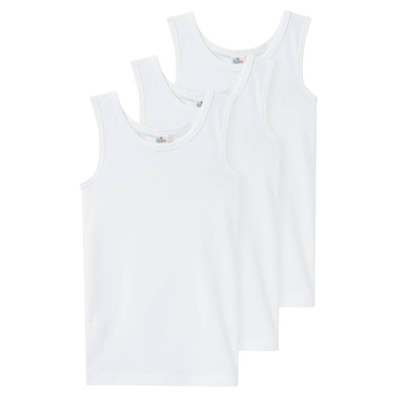 3 Jungen Unterhemden im Basic-Look von Topolino