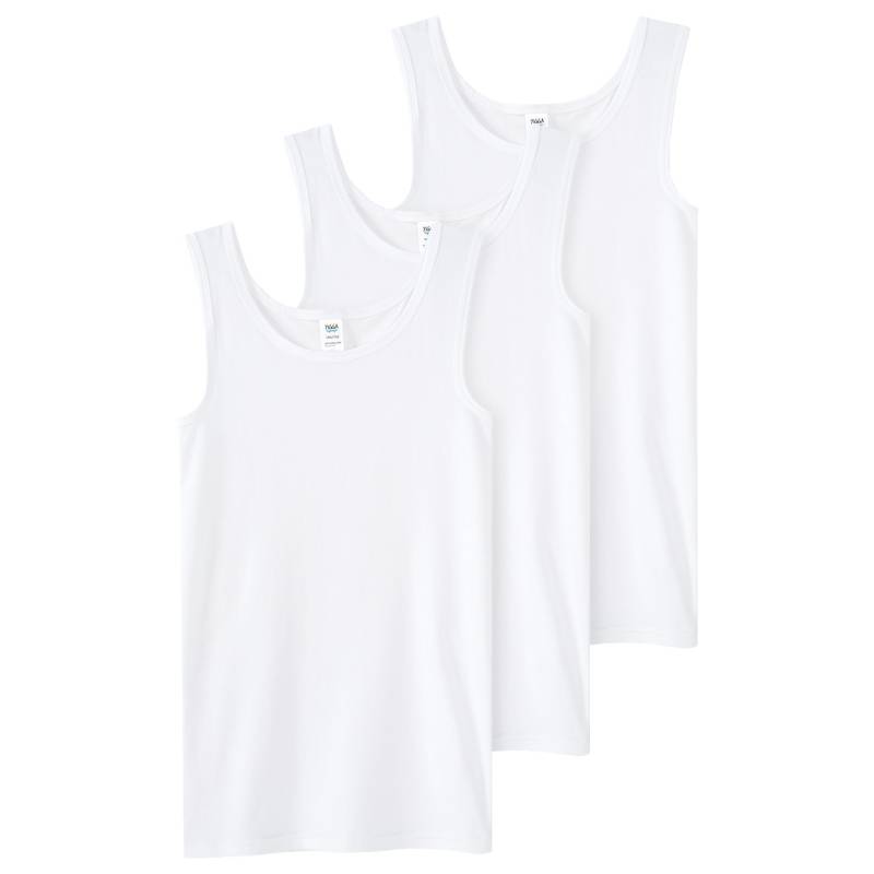 3 Jungen Unterhemden im Basic-Look von Topolino