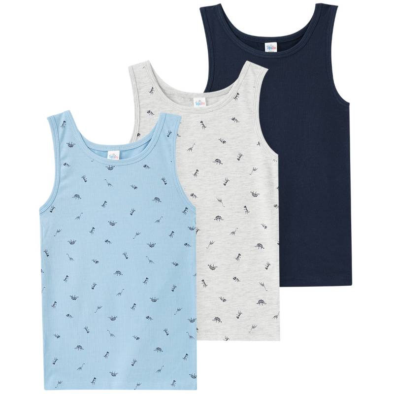 3 Jungen Unterhemden mit Bio-Baumwolle 3 Jungen Unterhemden mit Bio-Baumwolle von Topolino