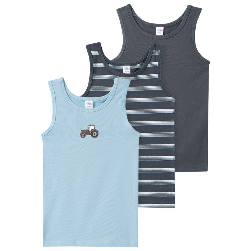 3 Jungen Unterhemden mit Bio-Baumwolle 3 Jungen Unterhemden mit Bio-Baumwolle von Topolino