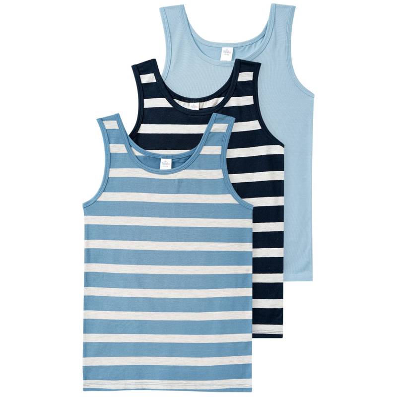 3 Jungen Unterhemden mit Bio-Baumwolle 3 Jungen Unterhemden mit Bio-Baumwolle von Topolino