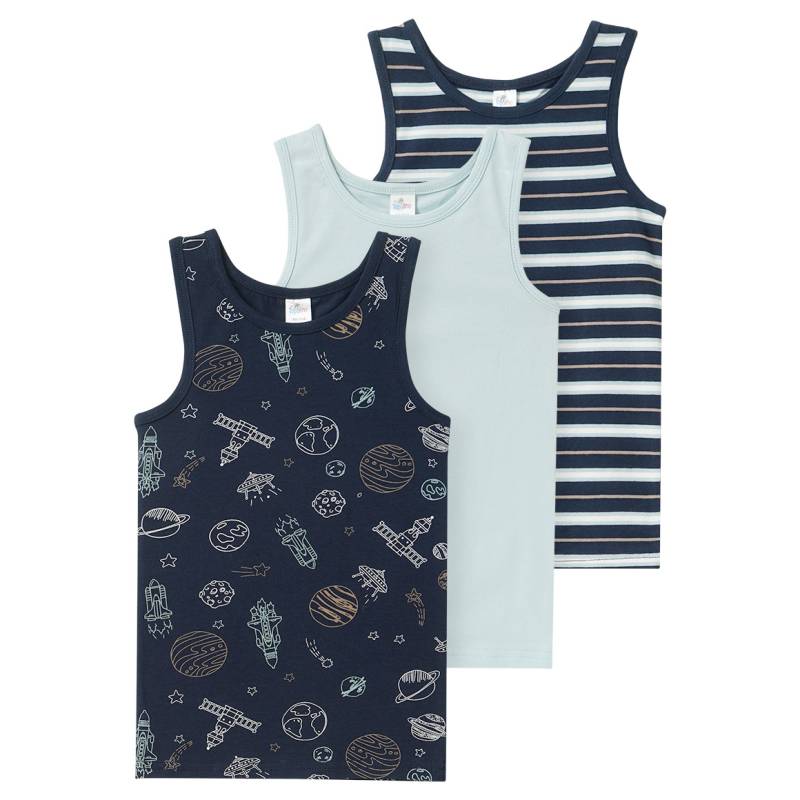 3 Jungen Unterhemden mit Bio-Baumwolle 3 Jungen Unterhemden mit Bio-Baumwolle von Topolino