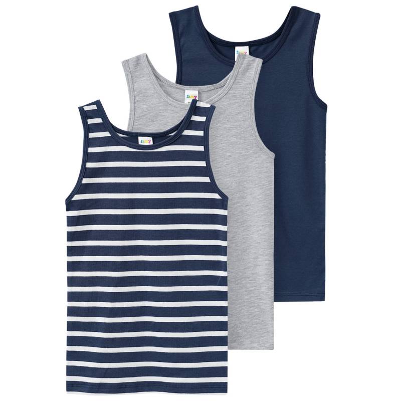 3 Jungen Unterhemden mit Bio-Baumwolle 3 Jungen Unterhemden mit Bio-Baumwolle von Topolino