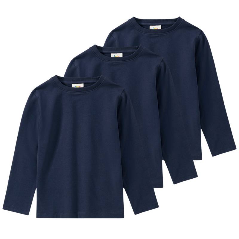 3 Kinder Langarmshirts im Basic-Look von Topolino