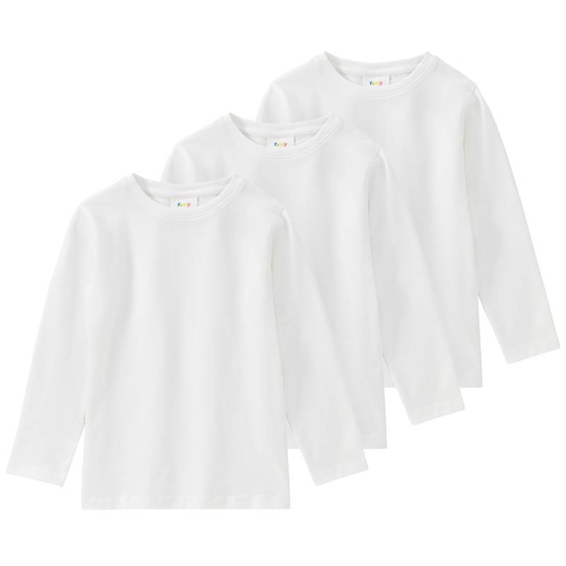 3 Kinder Langarmshirts im Basic-Look von Topolino