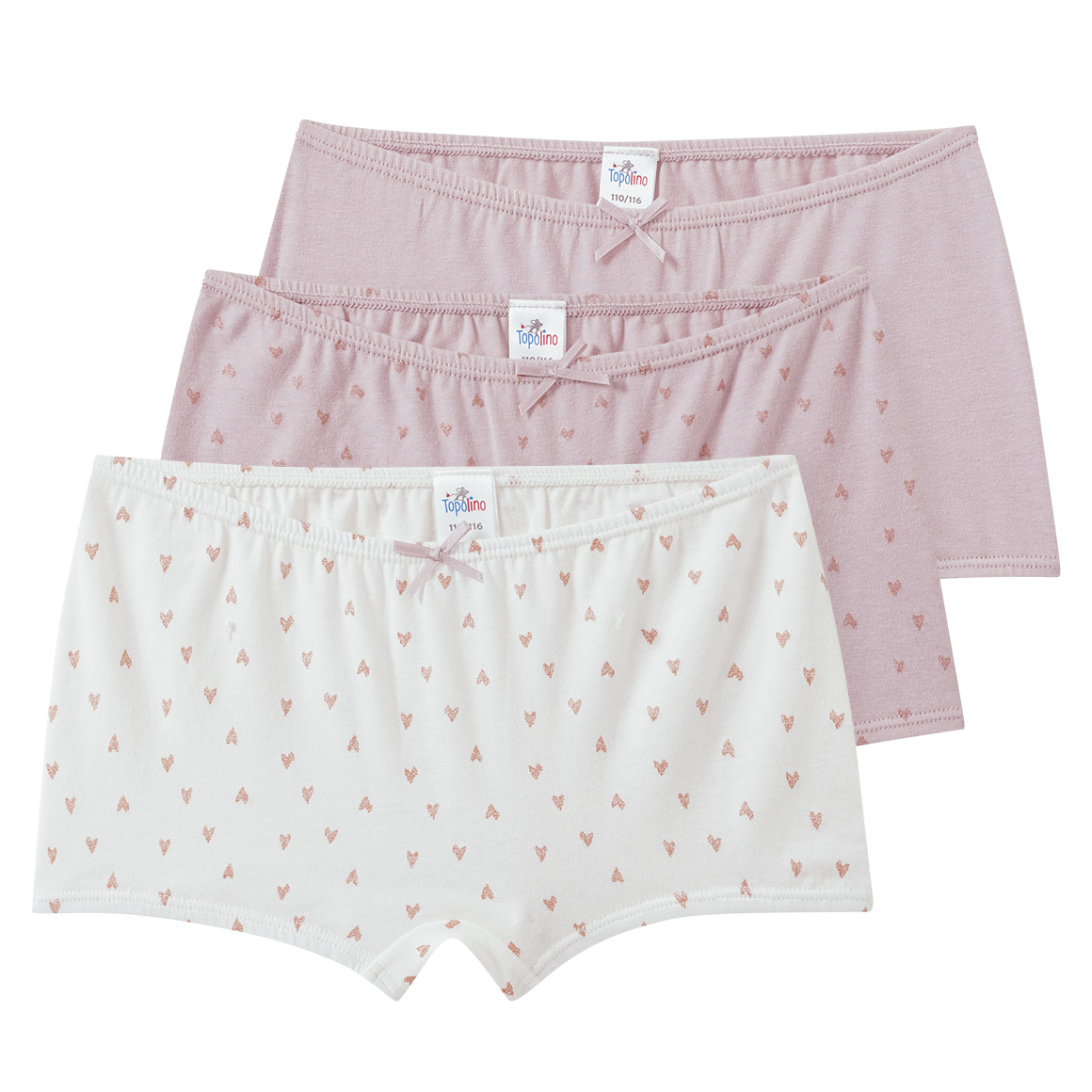 3 Mädchen Pantys in verschiedenen Dessins von Topolino