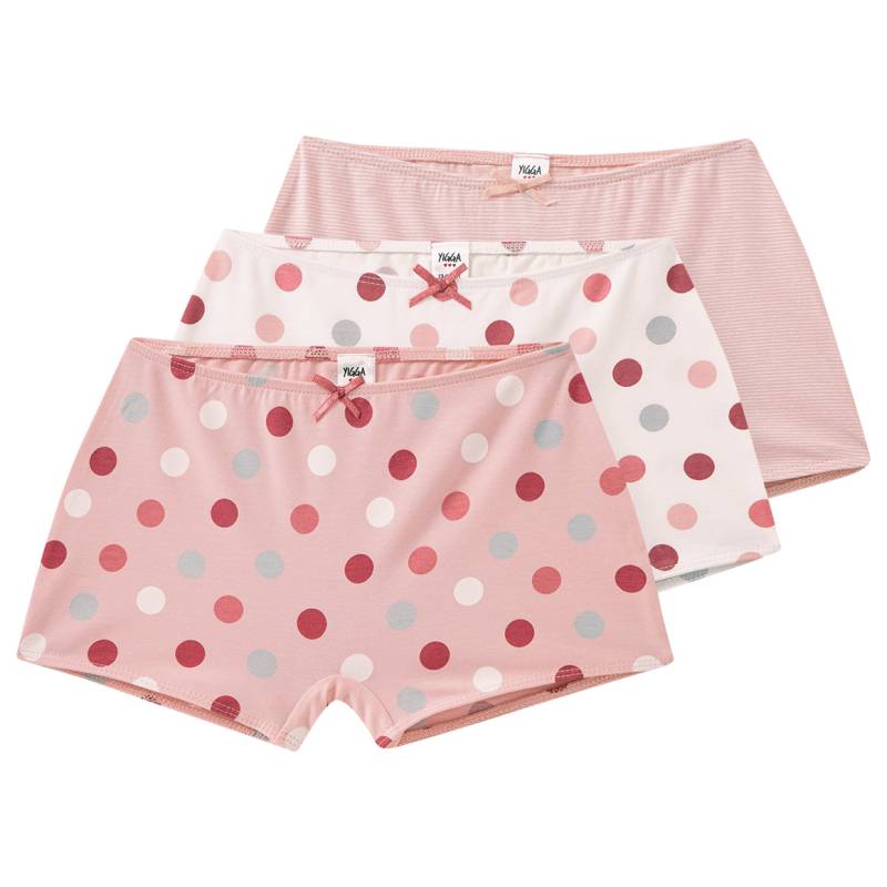 3 Mädchen Pantys mit Punkte-Allover von Topolino
