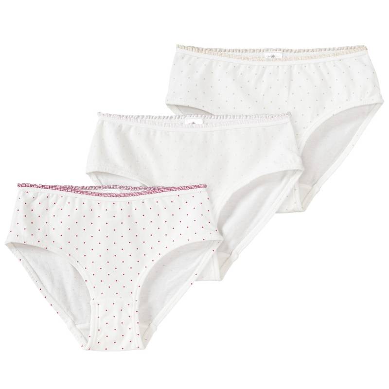 3 Mädchen Slips mit Punkten von Topolino