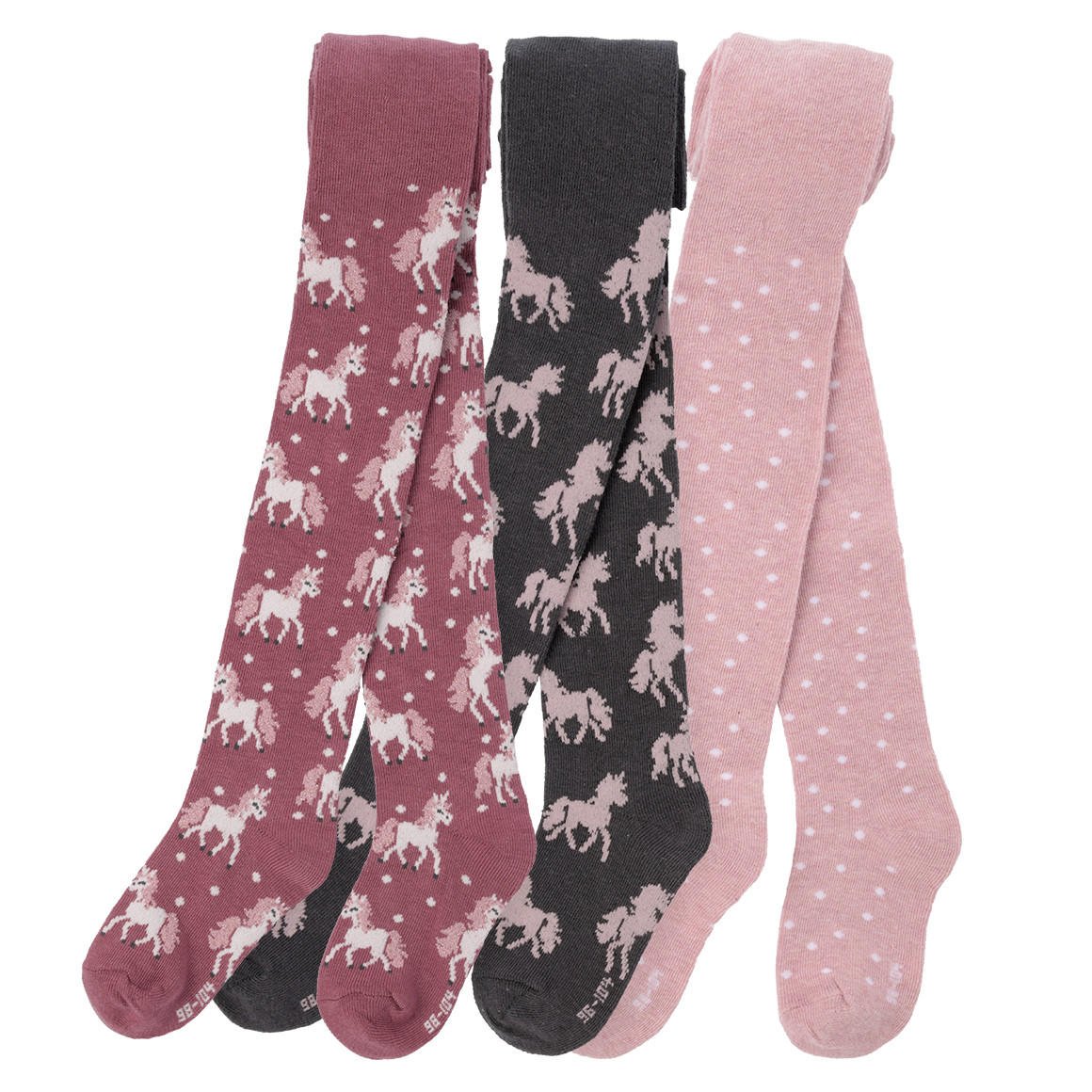 3 Mädchen Strumpfhosen mit Muster-Mix 3 Mädchen Strumpfhosen mit Muster-Mix von Topolino