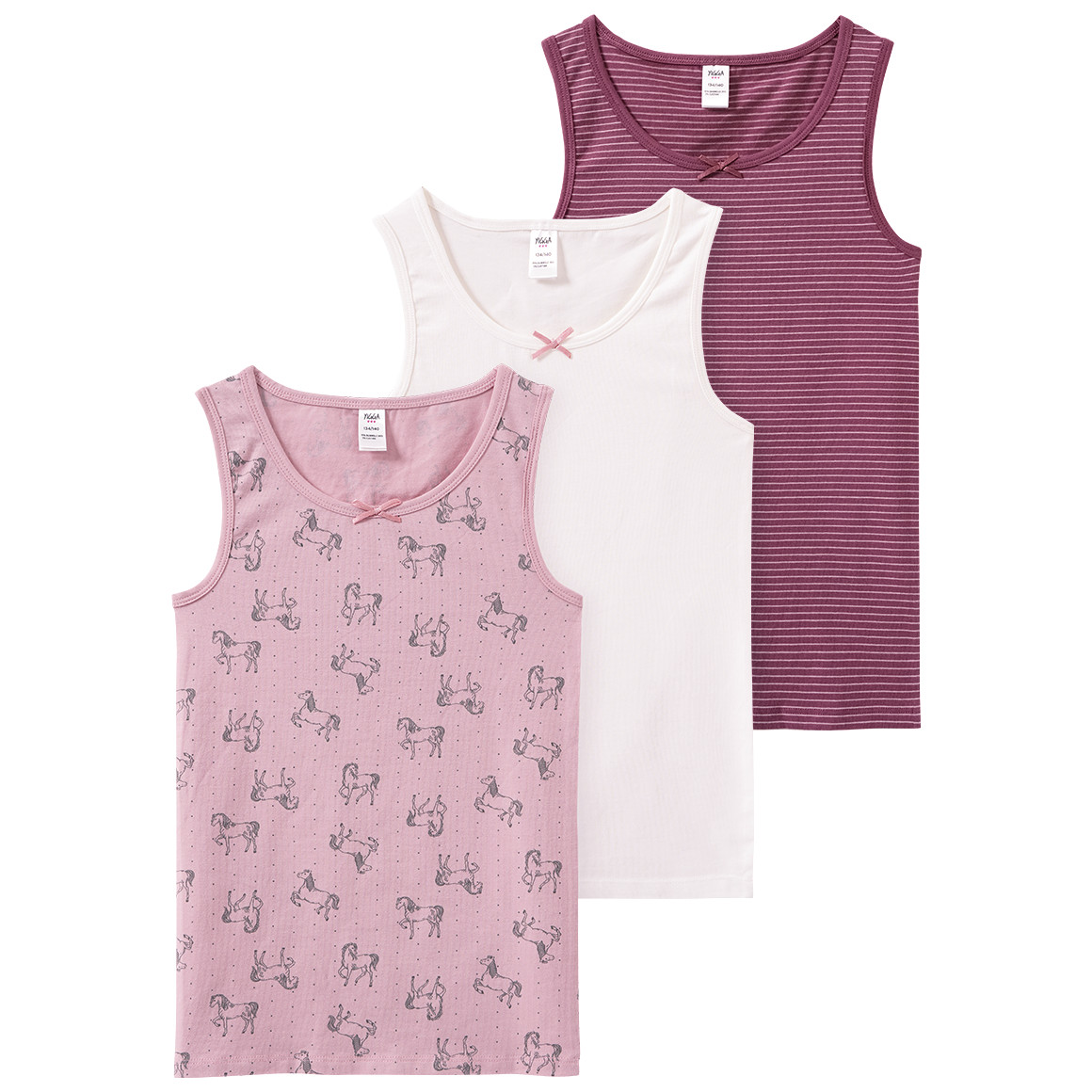 3 Mädchen Unterhemden im Set von Topolino