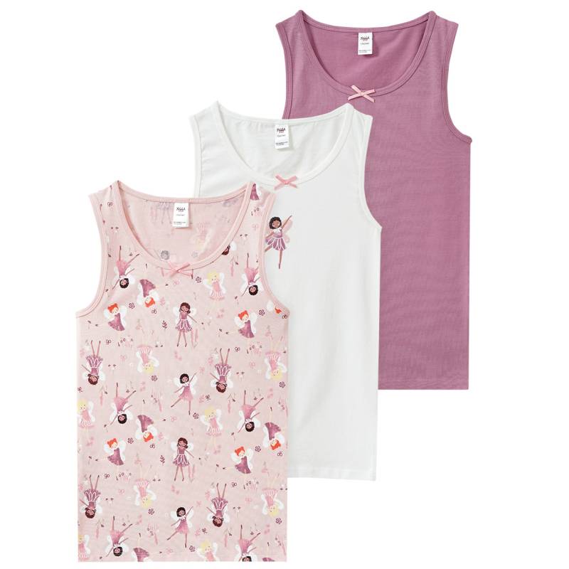 3 Mädchen Unterhemden mit Feen von Topolino