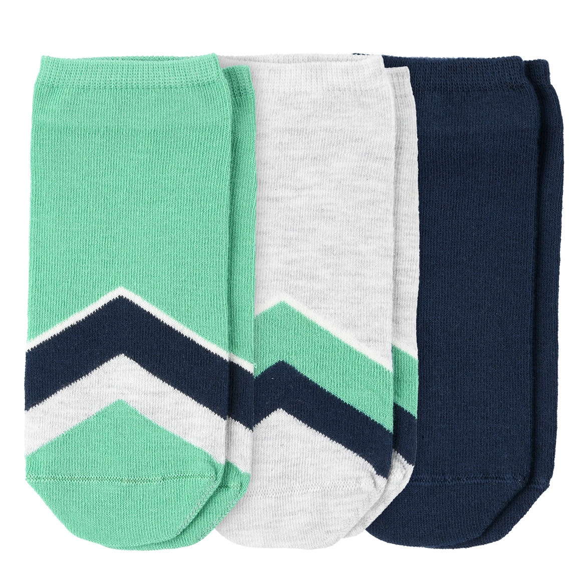 3 Paar Jungen Sneaker-Socken in drei Farben von Topolino