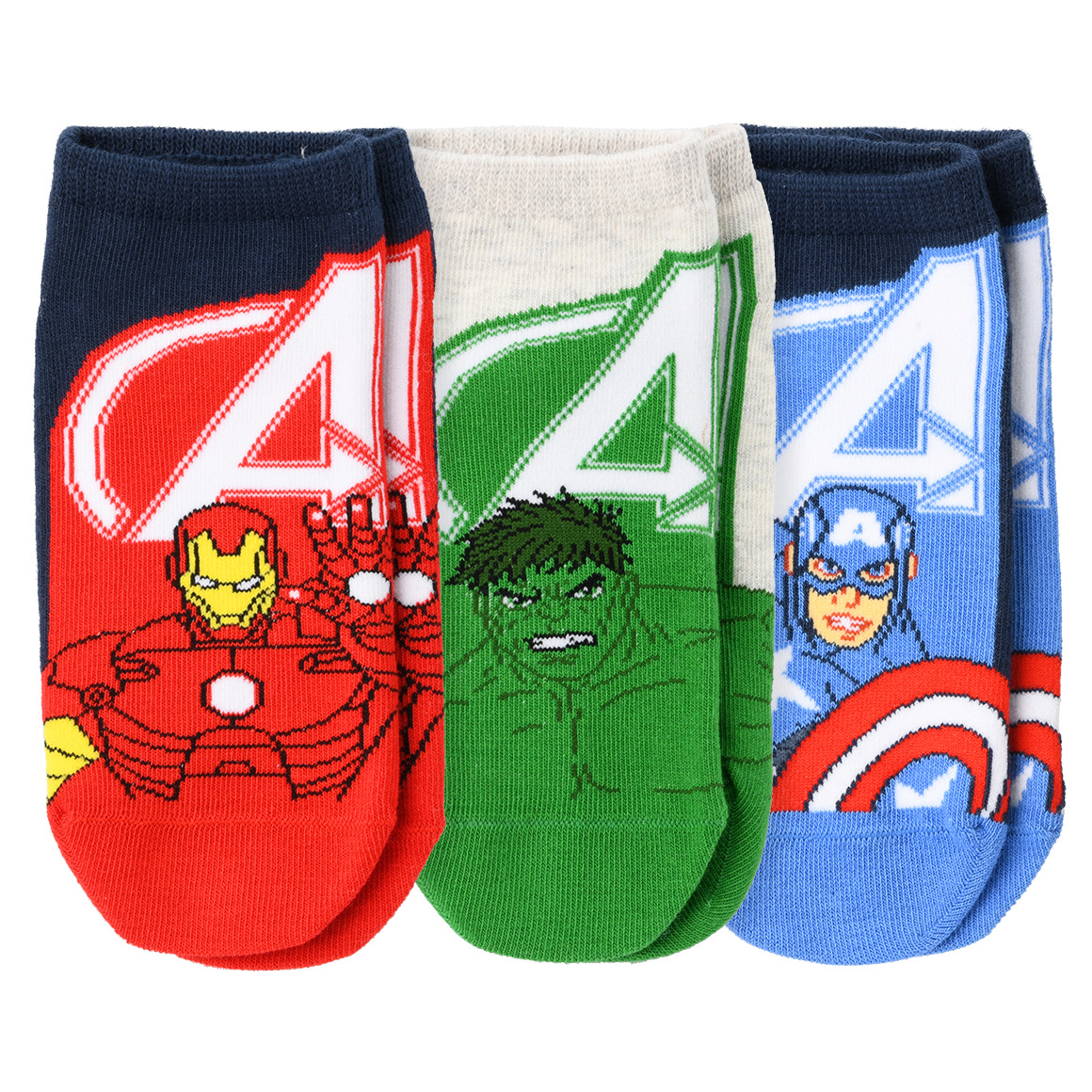 3 Paar MARVEL Avengers Socken im Set 3 Paar MARVEL Avengers Socken im Set von Topolino