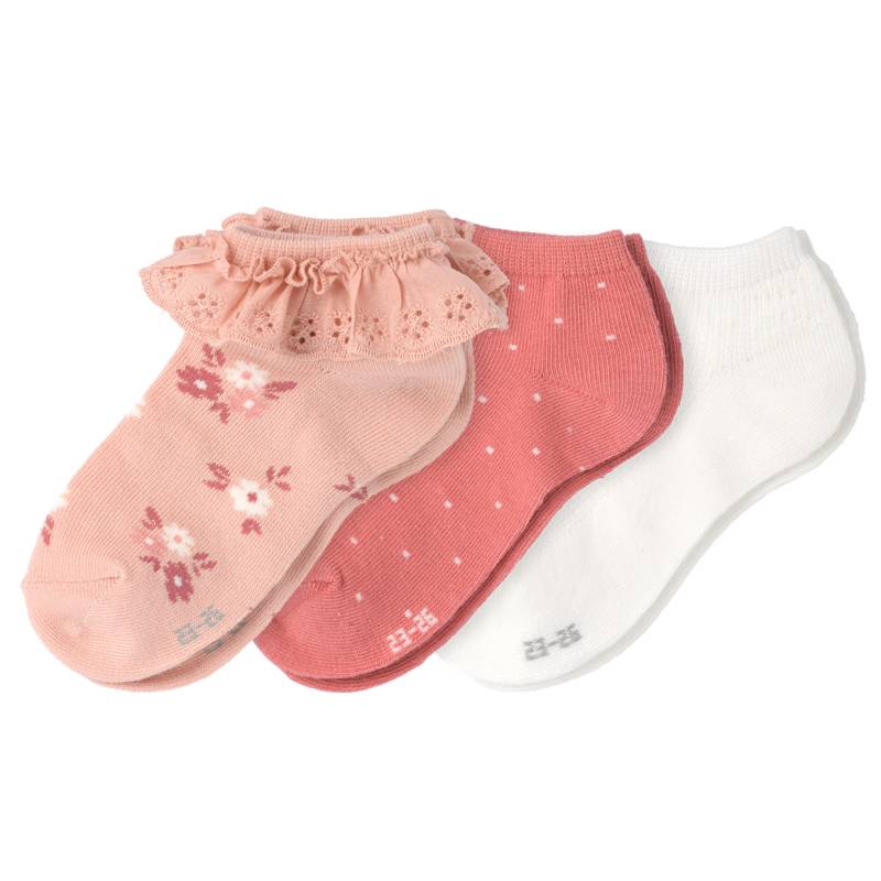 3 Paar Mädchen Sneaker-Socken im Set von Topolino