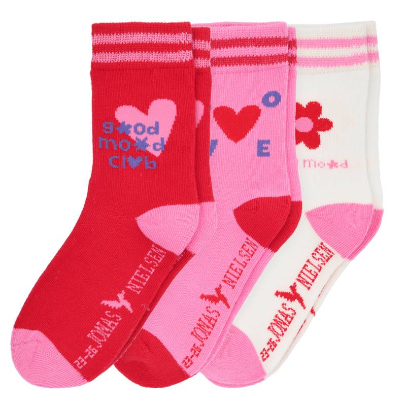 3 Paar Mädchen Socken mit Bio-Baumwolle von Topolino