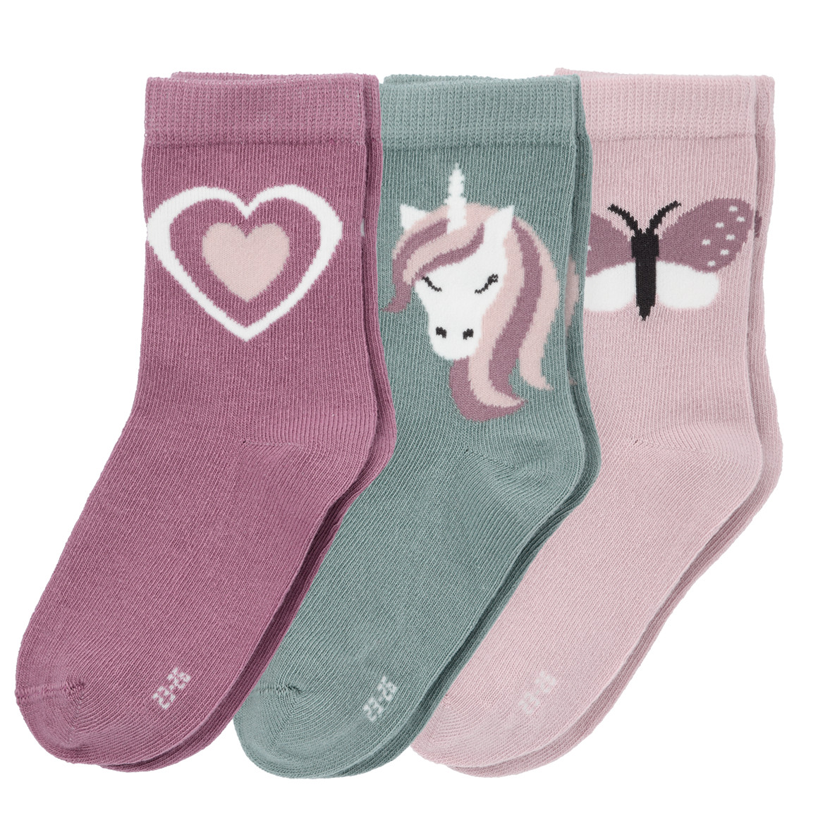 3 Paar Mädchen Socken mit Motiven von Topolino