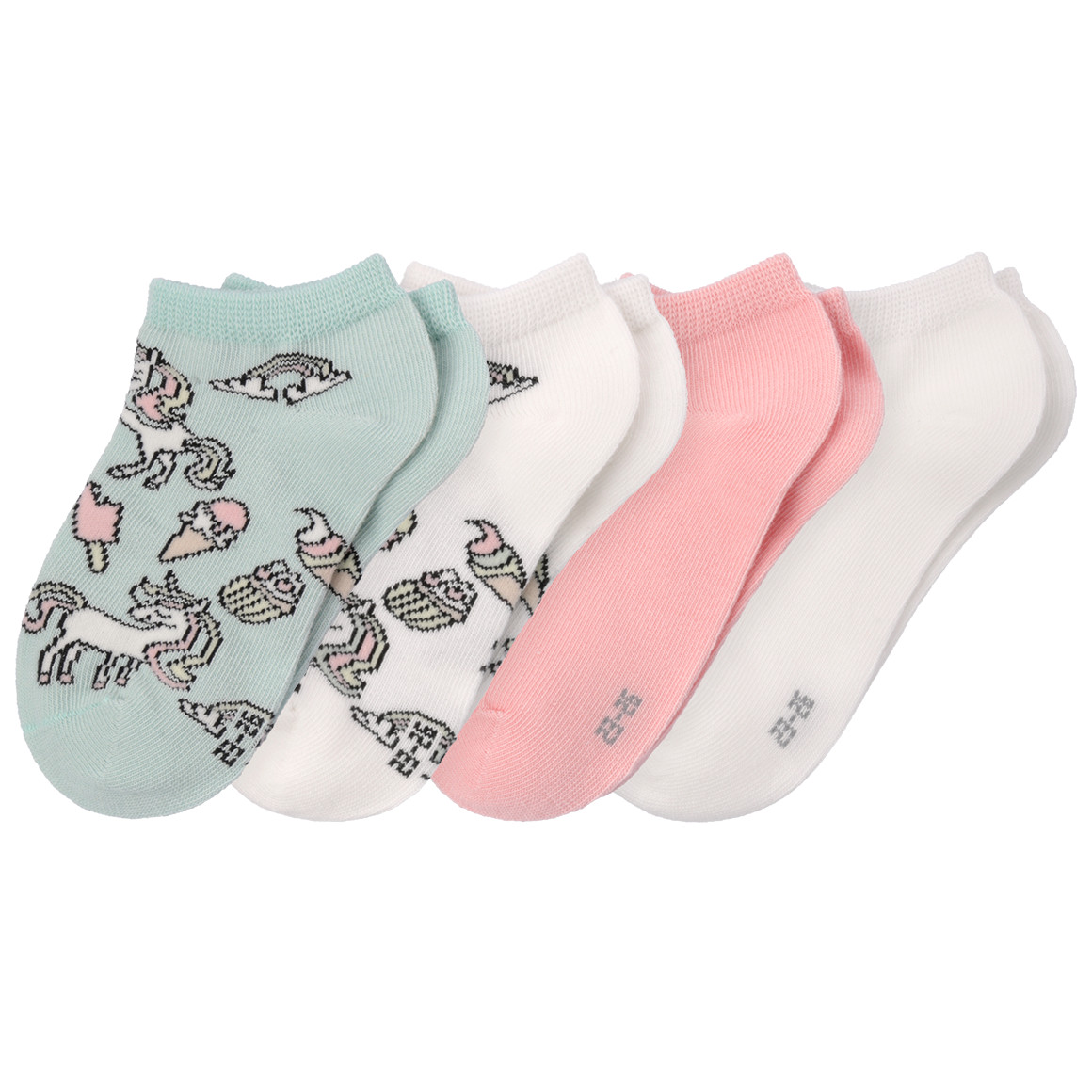 4 Paar Mädchen Sneaker-Socken im Set von Topolino