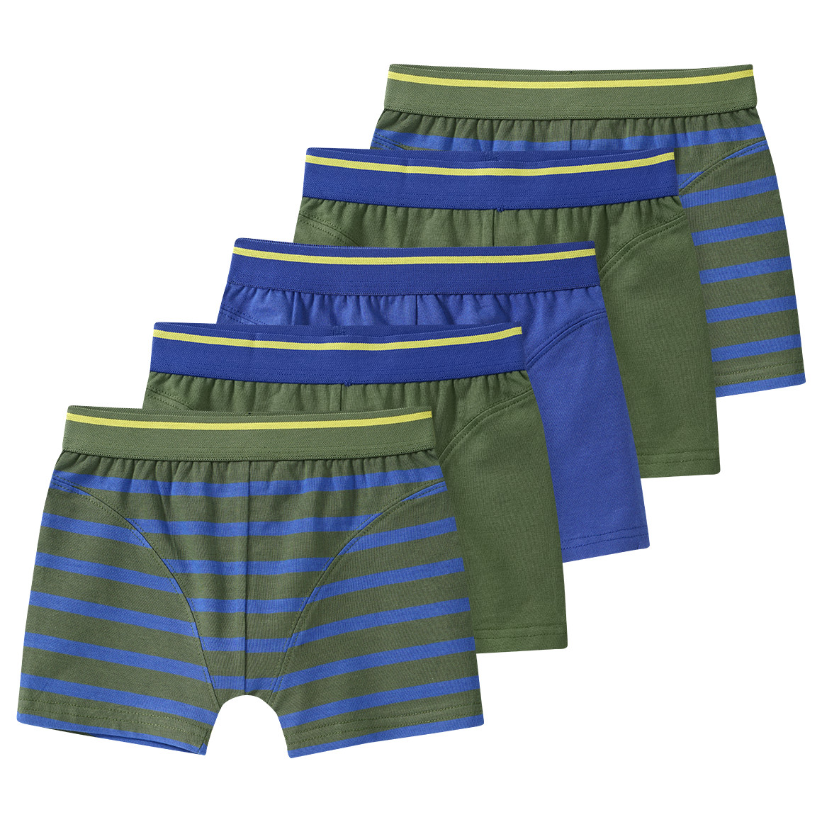 5 Jungen Boxer in verschiedenen Dessins von Topolino