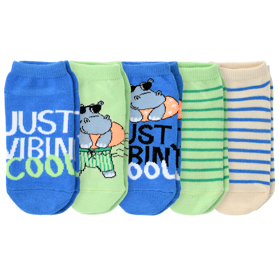 5 Paar Jungen Sneaker-Socken im Set von Topolino