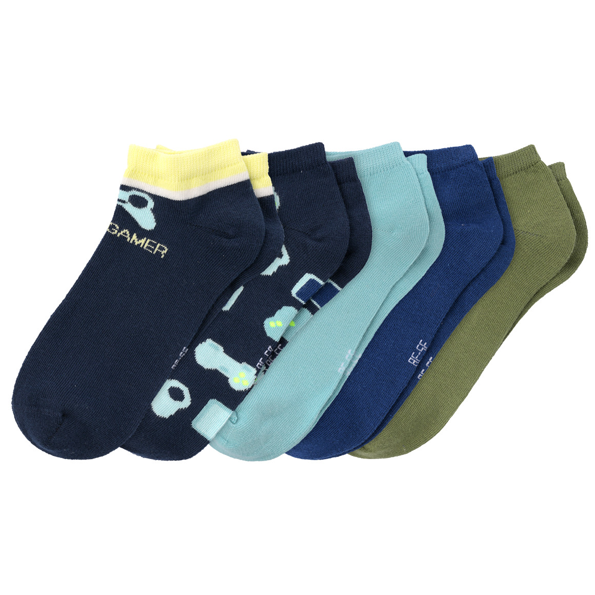 5 Paar Jungen Sneaker-Socken im Set von Topolino