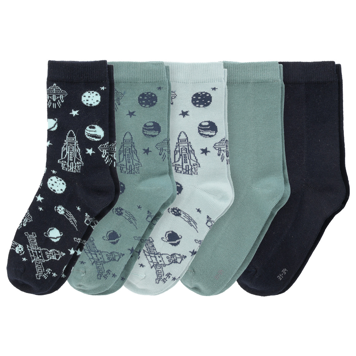 5 Paar Jungen Socken mit Bio-Baumwolle von Topolino